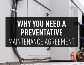 Why your facility needs a preventative maintenance agreement.